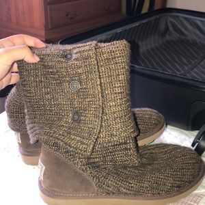Knit fold over Uggs